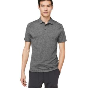 Lululemon Evolution Polo Heathered Black